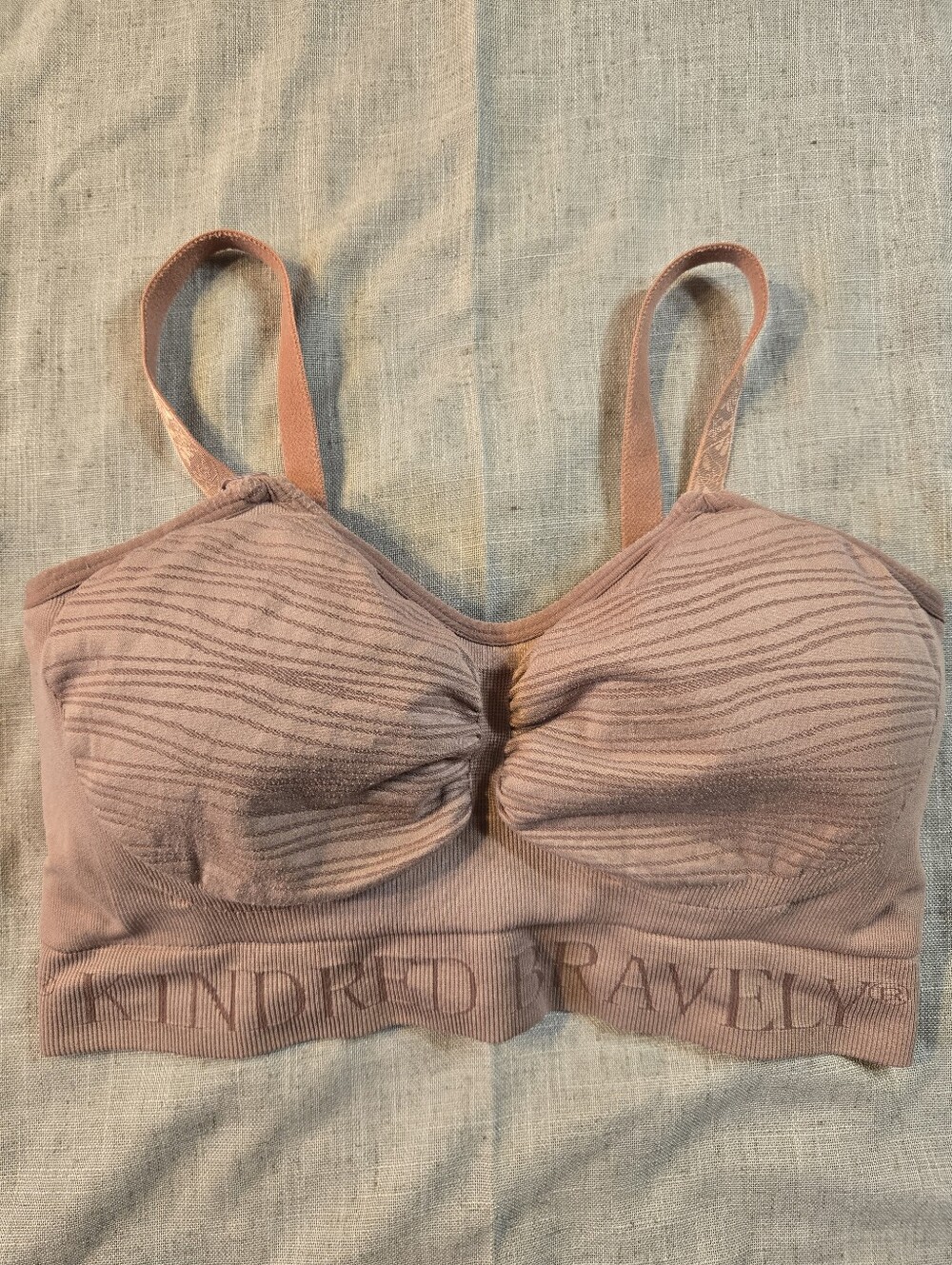 KINDRED BRAVELY Hands-Free Pumping & Nursing Bra Rose Dust Mauve Medium (M)